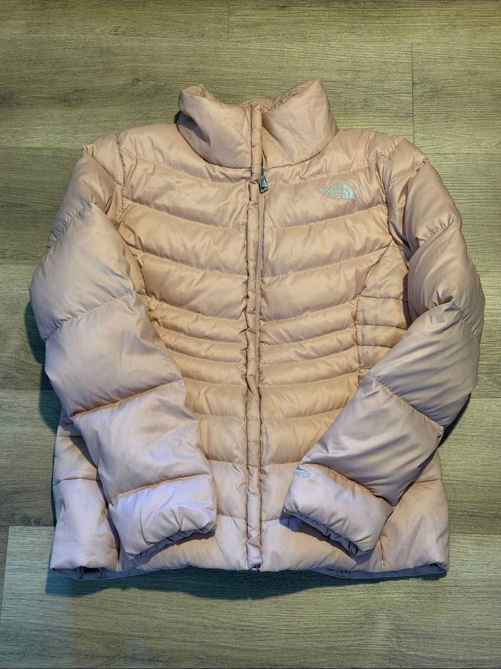 The North Face Womens Light Blush Quilted Down Jacket